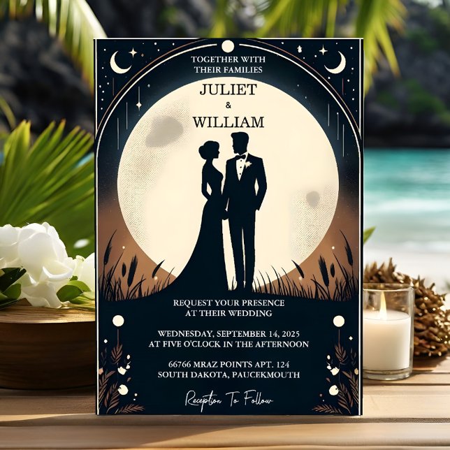 Of Costume Men Adult Tuxedo Bold Black Tie Wedding Invitation (Creator Uploaded)