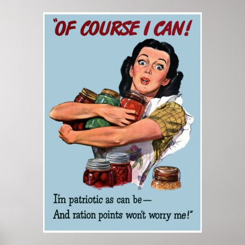 Of Course I Can __ Border Poster