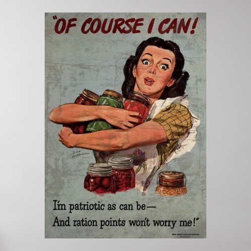 Of course I can Im as patriotic as can be Poster