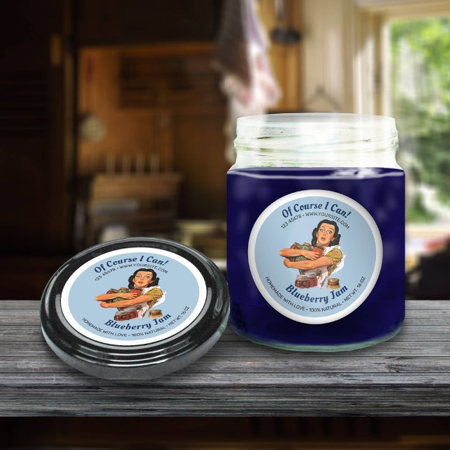 Of Course I Can Jar Lid Labels (Creator Uploaded)