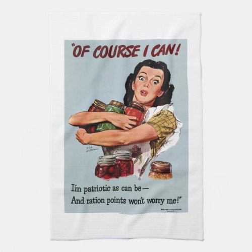 Of Course I Can Kitchen Towel