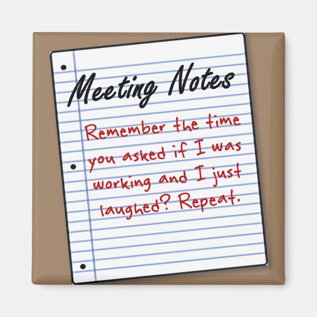 Of course I'm working Magnet (Front)