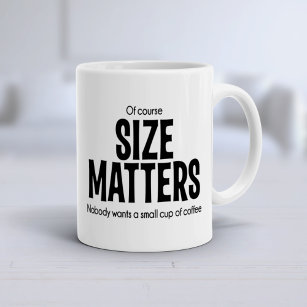 The Size Matters 30 oz Coffee Mug Measuring Tape - 188561000780