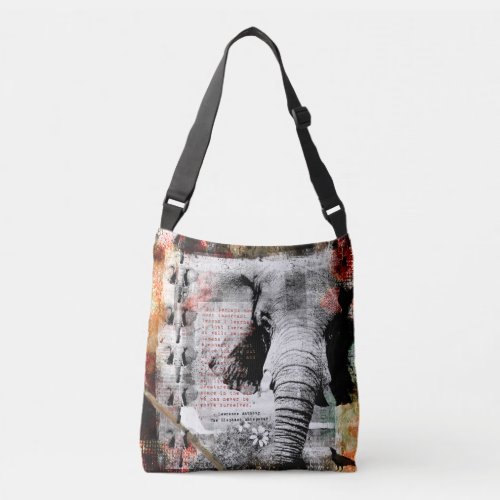 Of Elephants and Men Crossbody Bag