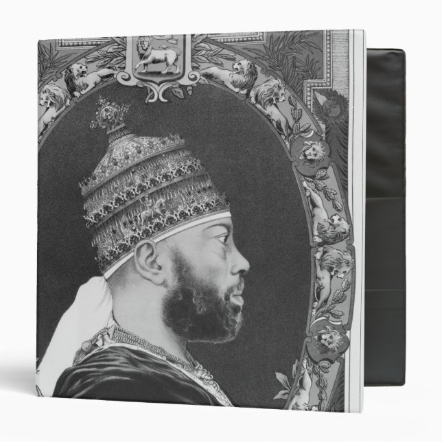 of Ethiopia, Menelik II 3 Ring Binder (Front/Inside)