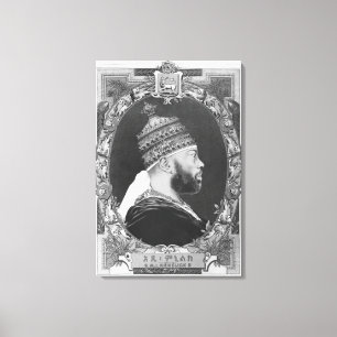 of Ethiopia, Menelik II Canvas Print