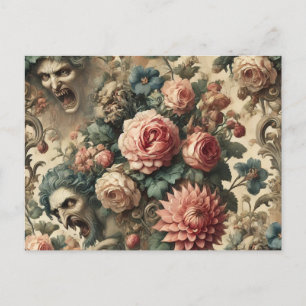 Of Fang & Flourish – Gothic Victorian  Holiday Postcard