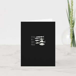 Of Fishes Italy T- Christmas Eve Seven 7 Fish Tee Card