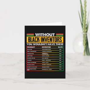 Of Forgotten Black Inventors Black History Month Card
