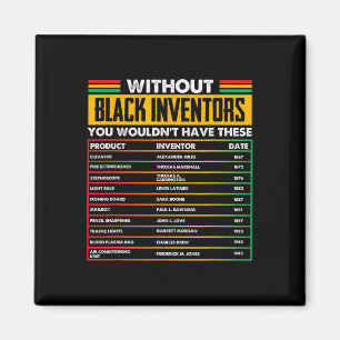 Of Forgotten Black Inventors Black History Month  Magnet