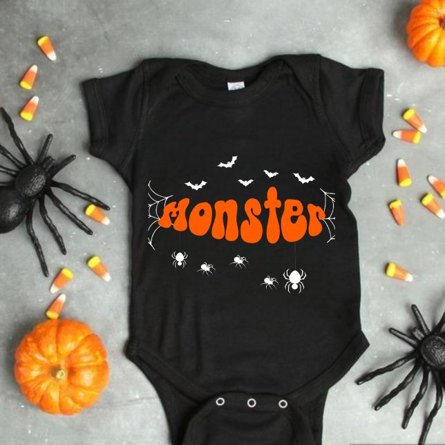 of Halloween, Spooky Season, Funny Baby Halloween  Bodysuit (Creator Uploaded)