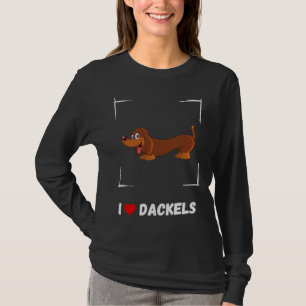 Of I Love Dachshund T-Shirt