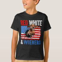Of July Dachshund Dog Shirt Red White And Wieners 