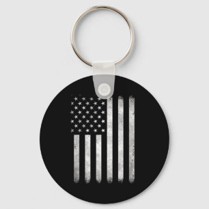 Of July Patriotic Fourth Of July Us American Flag  Keychain
