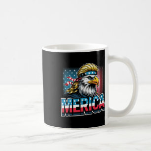 Of July Patriotic Funny Eagle July 4th Usa Merica Coffee Mug