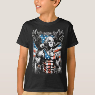 Of July Patriotic Funny George Washington July 4th T-Shirt