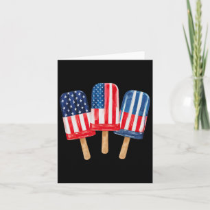 Of July Popsicle Womens Patriotic Fourth Of July Card