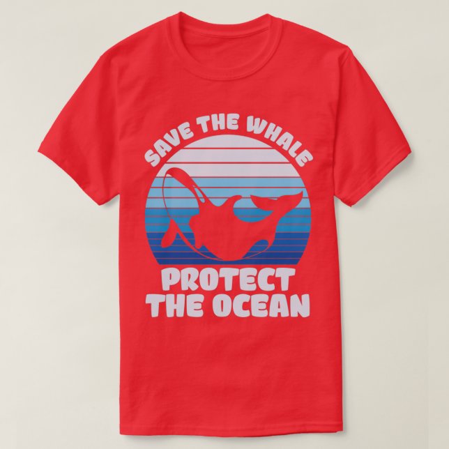 of North Atlantic Right Whale T-Shirt (Design Front)