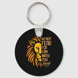 Of Not Fear Am Christian Lion Keychain