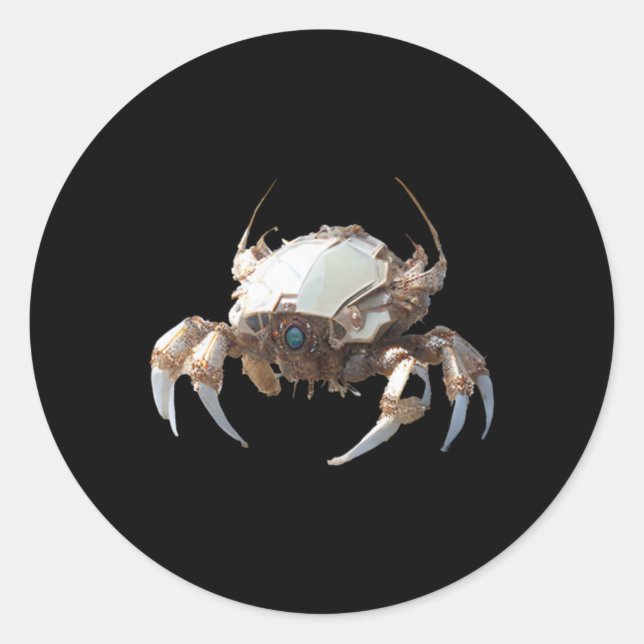 Of Of Robot Crab Sticker  (Front)
