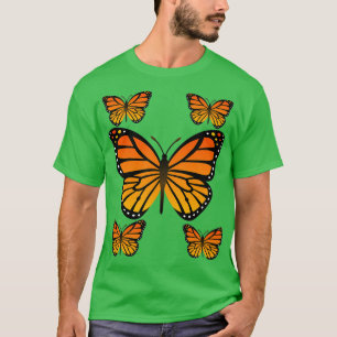 of Orange Butterfly Awareness Ribbon T-Shirt