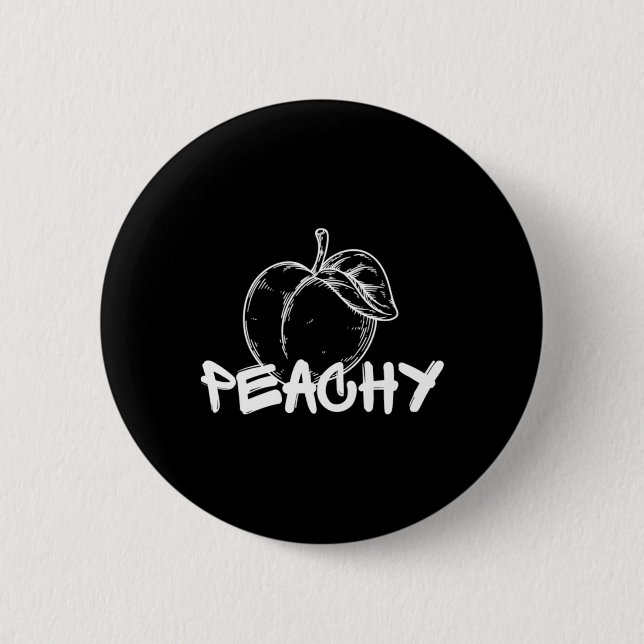 Of Peachy Pure Bliss Sticker  Button (Front)