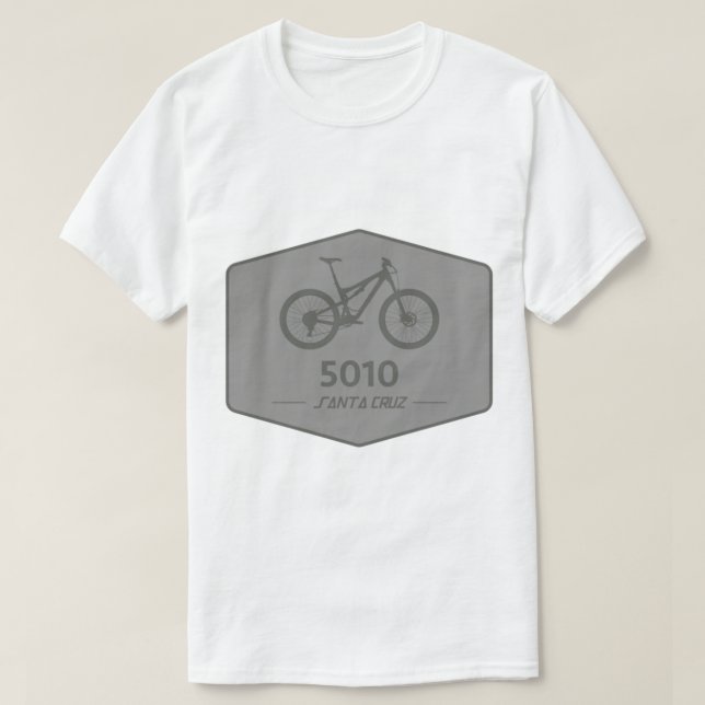 of Santa Cruz 5010 Mountain Bike - Gray   T-Shirt (Design Front)