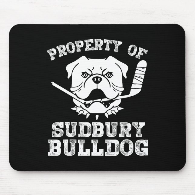Of Sudbury Bulldog Fun  Mouse Pad (Front)