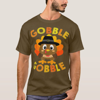 of Thanksgiving Pumpkin Turkey Eat 6 T-Shirt