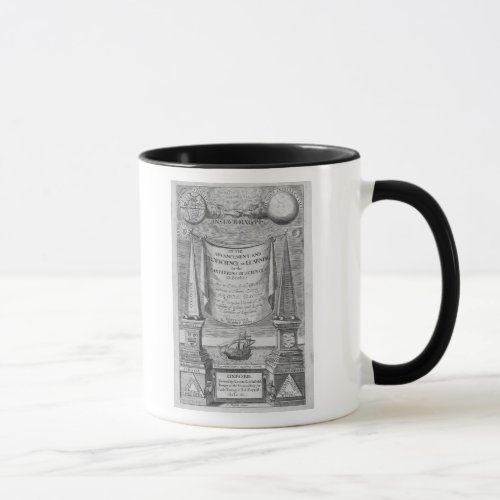 Of the advancement and proficience of learning Mug