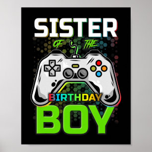 Of The Birthday Boy Funny Gaming Video Game Gifts Poster