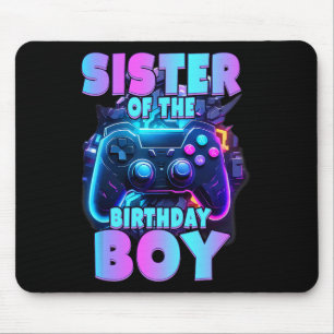 Of The Birthday Boy Matching Video Game Birthday 1 Mouse Pad