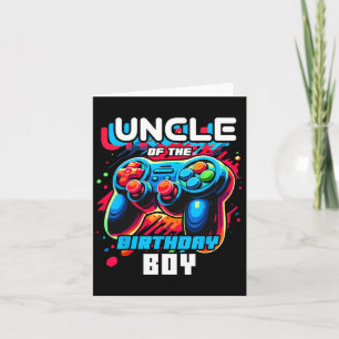 Of The Birthday Boy Matching Video Game Birthday 3 Card