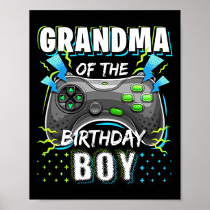 Of The Birthday Boy Matching Video Game Birthday 4 Poster