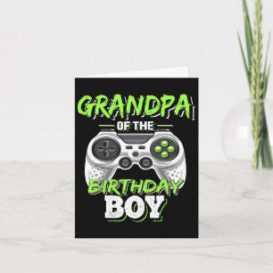 Of The Birthday Boy Matching Video Game Birthday 5 Card