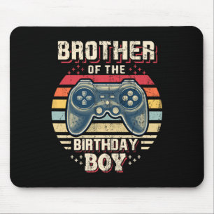 Of The Birthday Boy Matching Video Game Birthday 9 Mouse Pad