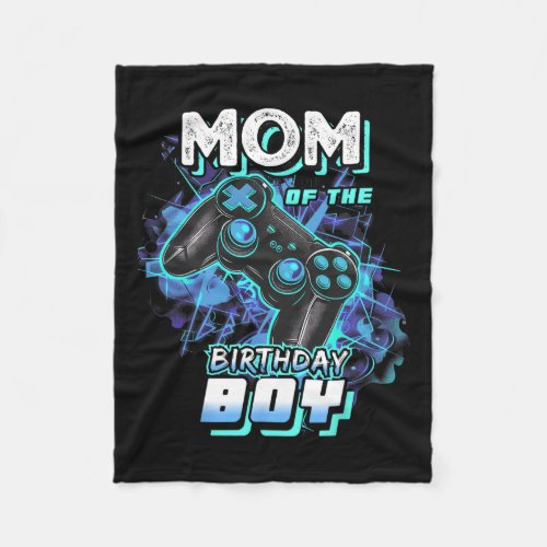 Of The Birthday Boy Matching Video Game Birthday P Fleece Blanket