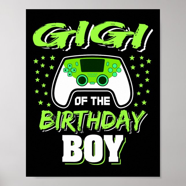 Of The Birthday Boy Video Game Decorations  (Front)