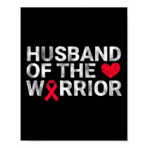 Of The Heart Warrior Heart Disease Awareness  Poster