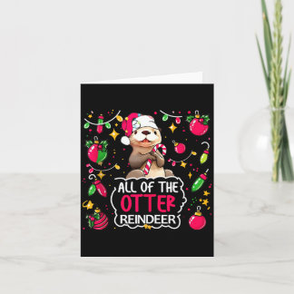 Of The Otter Reindeer Christmas Pj Other Reindeers Card
