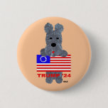 Of thee I Sing! Scottie Terrier Button