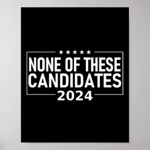 Of These Candidates 2024 Nikki Haley Nevada Biden Poster