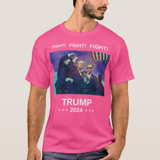 Of Trump Fight (White Text) T-Shirt