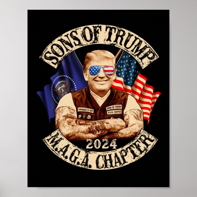 Of Trump Maga Chapter 2024 Funny  Poster (Front)