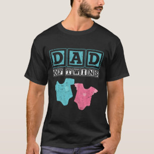 Of Twins Family Daddy Fathers Day Future Parents T-Shirt
