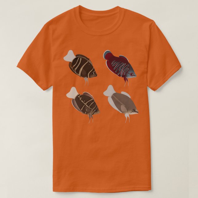 of Various Wild Betta Pack T-Shirt (Design Front)