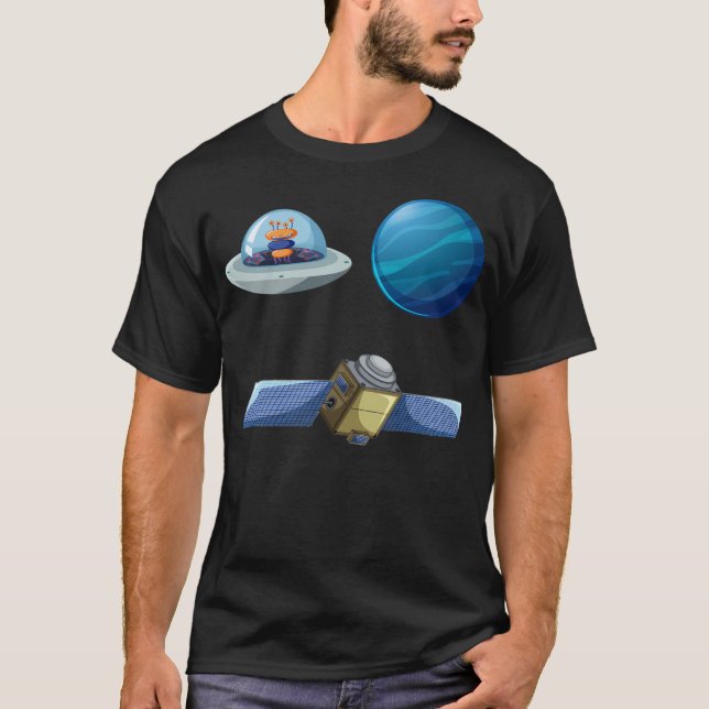 Of Vintage Rocket Space Galaxy Pack T-Shirt (Front)