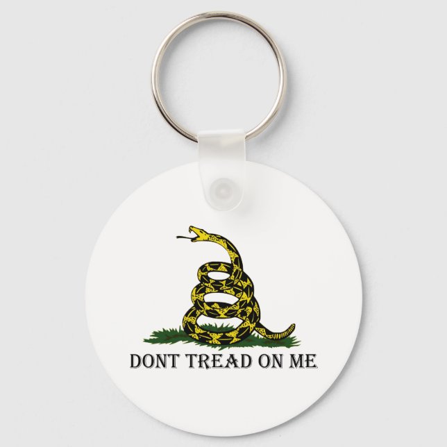 Of Which Tread On Me Keychain (Front)