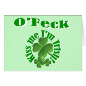 O'Feck, funny Irish surname (Front Horizontal)