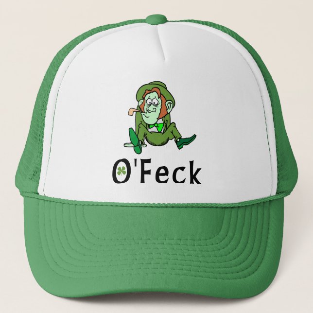 O'Feck Funny Irish Trucker Hat (Front)